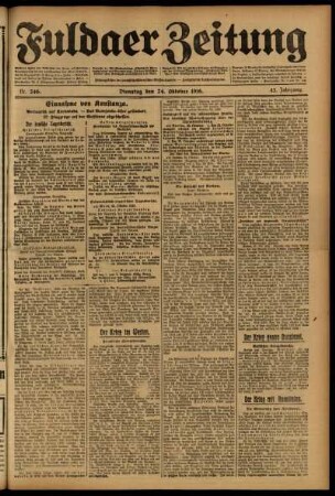 Ausgabe vom Dienstag, den 24. Oktober 1916.