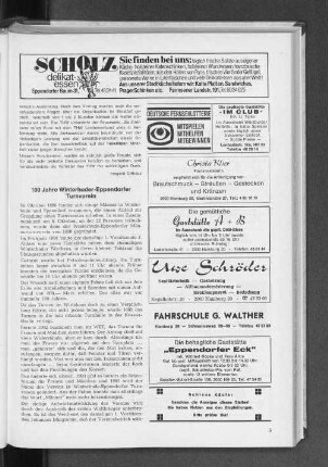 100 Jahre Winterhuder-Eppendorfer Turnverein