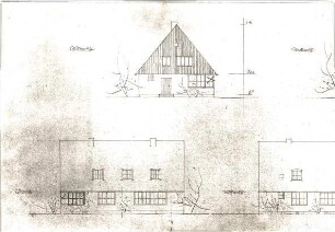 Gsaenger, Gustav; Moosburg - Bonau (Bayern); Südchemie - Siedlungshaus (Grundriss Keller)