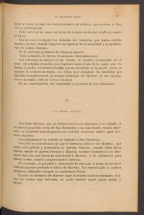 IV - Un error judicial
