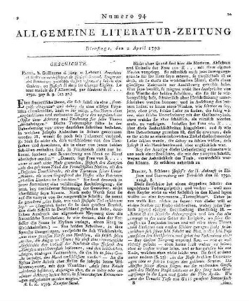 Anecdotes et traits caractéristiques de Joseph Second, Empereur des Romains; précédes de son testament; suivis des Ombres, ou Joseph II dans les Champs Elysées. Le tout traduit de l'Allemand, par Madame de R ... - Paris : Guillaume & Lebour, 1792