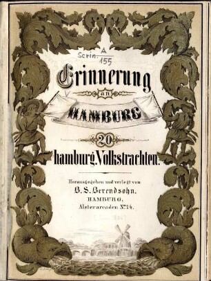 Erinnerung an Hamburg : 20 hamburg. Volkstrachten