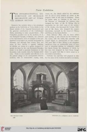 27: The International Exhibition of Modern Decorative Art at Turin, The German section