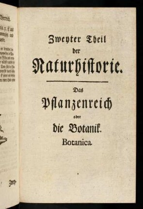 123-224, Zweyter Theil der Naturhistorie: Das Pflanzenreich oder die Botanik