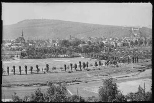 Rochlitz. Blick auf Rochlitz und den Rochlitzer Berg