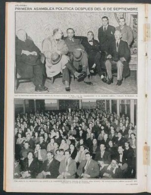 Primera asamblea política después del 6 de Septiembre