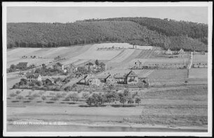 Diesbar-Nieschütz. Blick auf Diesbar-Nieschütz