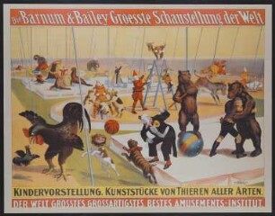 Die Barnum & Bailey Grosste Schaustellung der Welt, ohne Ortsangabe, ohne Jahr