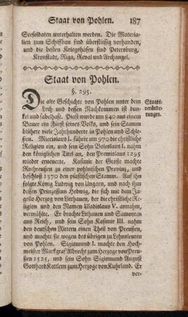 Staat von Pohlen.