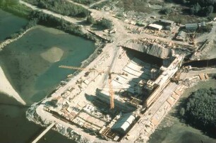 Kulturwehr Kehl, Baustelle
