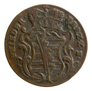 Münze, 1 1/2 Pfennig, 1753