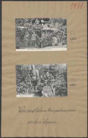 Landsturmhütte in den Vogesen bei Markirch