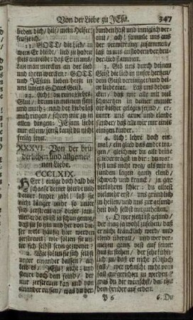 XXXVI. Von der bruderlichen und allgemeinen Liebe. - XLII. Vom Göttlichen Frieden.