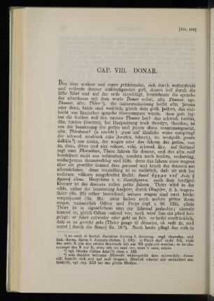 Cap. VIII. Donar.