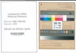 Entnazifizierung Ignatz Schulte van Almsick , geb. 01.06.1901 (Amtsbuergermeister)