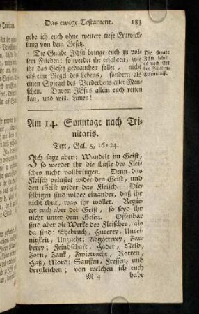 183-194, Am 14. Sonntage nach Trinitatis