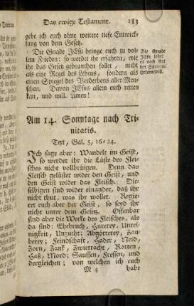 183-194, Am 14. Sonntage nach Trinitatis