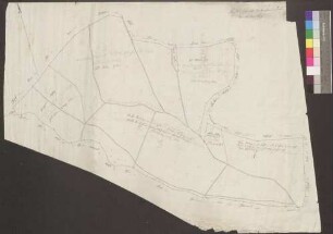 Hollenbach und Weikersheim Forstkarte "Fürstlich Hohenloh-Weickersheimer Forst der Winter-Berg"