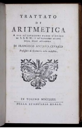 Trattato di Aritmetica