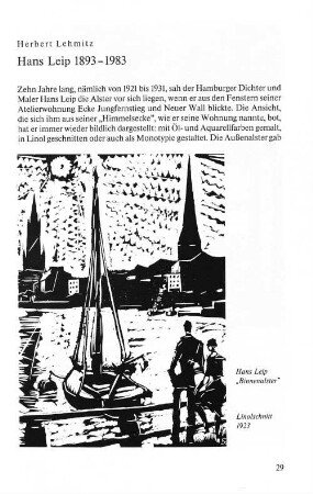Hans Leip 1893-1983