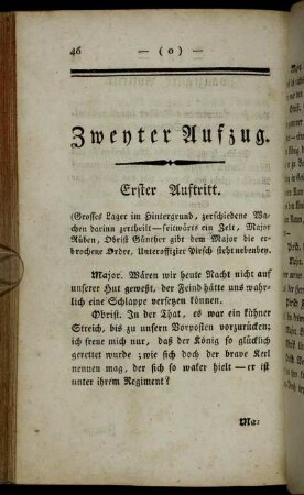 Erster Auftritt. - Zehnter Auftritt.