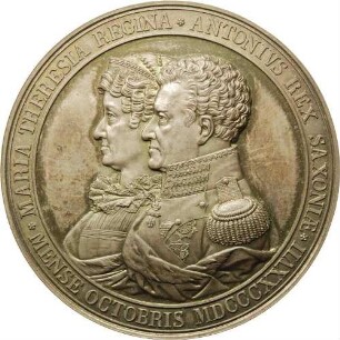 König Anton und Maria Theresia - Huldigung