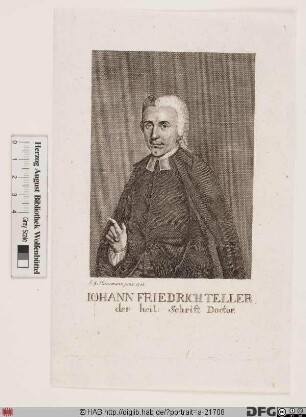 Bildnis Johann Friedrich Teller