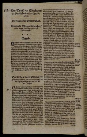 Ein Urteil der Theologen zu Pariß uber die Lere Doctor Luthers.