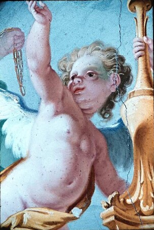 Putti mit dem siebenarmigen Leuchter