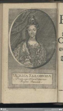 Ulrica Eleonora Princeps Haereditaria Regni Sueciae