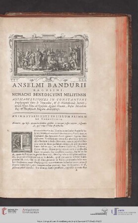 Animadversiones in librum primum de thematibus