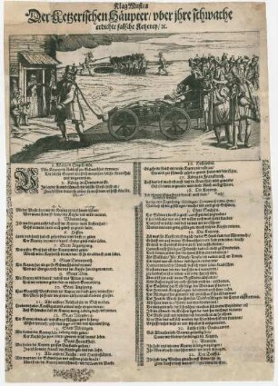 KlagMusica Der Ketzerischen Häupter/ uber ihre schwache erdichte falsche Ketzerey/ [et]c.