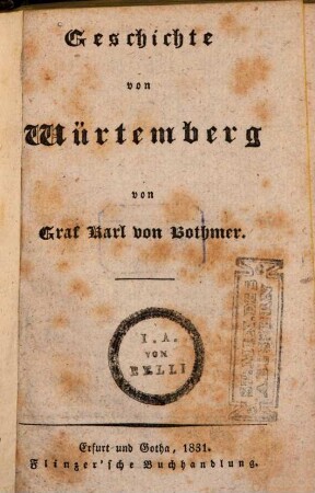 Geschichte von Würtemberg