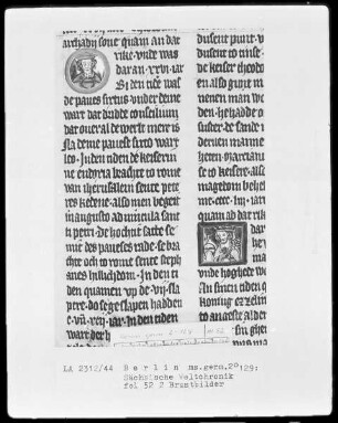 Sächsische Weltchronik (bis zum Jahre 1229) — ---, Folio 52rectoBuchseite