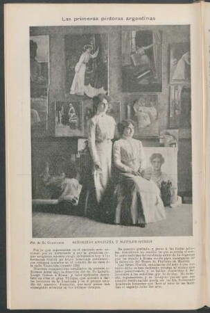 Las primeras pintoras argentinas