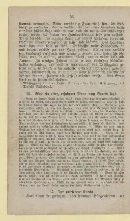 96. Der zufriedene Knecht