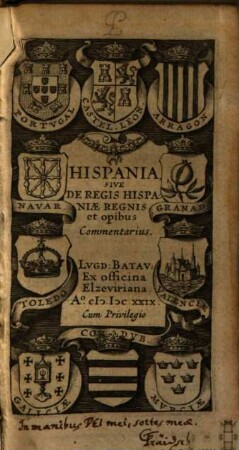 Hispania sive de regis Hispaniae regnis et opibus commentarius