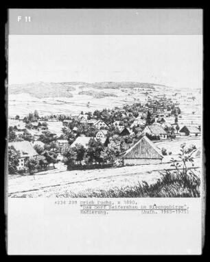 Das Dorf Seifershau im Riesengebirge (Kreis Hirschberg)