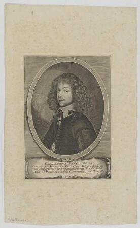 Bildnis des Ferdinandvs Ernestvs de Walnstain