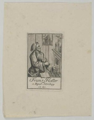 Bildnis des Franz Haller