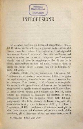 La vita di Gesù Cristo