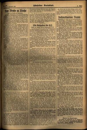 Zweite Ausgabe vom Montag, den 04. November 1935.