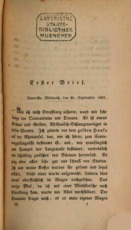 Gesammelte Schriften von Ludwig Börne, 11. Mittheilungen aus dem Gebiete der Länder- und Völkerkunde ; 1