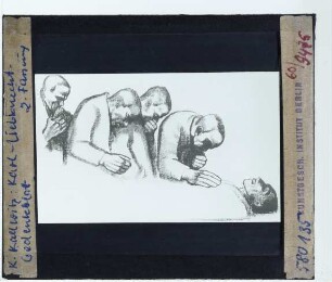 Kollwitz, Gedenkblatt für Karl Liebknecht, Verworfene zweite Fassung (Druck, Kn 146)