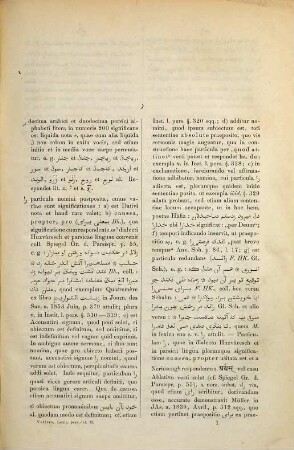 Ioannis Augusti Vullers Lexicon Persico-Latinum etymologicum : cum linguis maxime cognatis Sanscrita et Zendica et Pehlevica comparatum, e lexicis persice scriptis Borhâni Qâtiu, Haft Qulzum et Bahâri agam et persico-turcico Farhangi-Shuûrî confectum, adhibitis etiam Castelli, Meninski, Richardson et aliorum operibus et auctoritate scriptorum Persicorum adauctum, 2. [R-y]