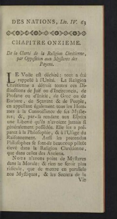 Chapitre onzieme.