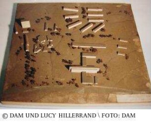 Kirchliches Zentrum des evang./luth. Gesamtverbandes - Modell der Gesamtanlage