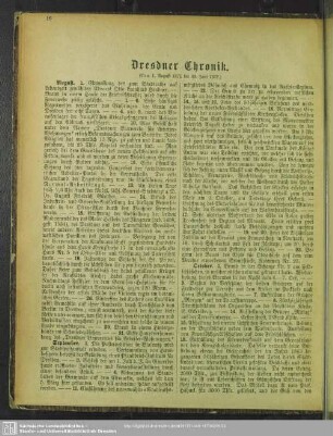 Dresdner Chronik (Vom 1. August 1871 bis 30. Juni 1872)