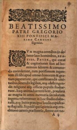 Caroli Sigonii De Repvblica Hebraeorvm : Libri VII, Ad Gregorivm XIII Pontificem Maximvm. Cum Indice rerum et verborum locupletiss.