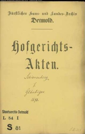 Schierenberg, Joh. Christoph gegen Schuldner
